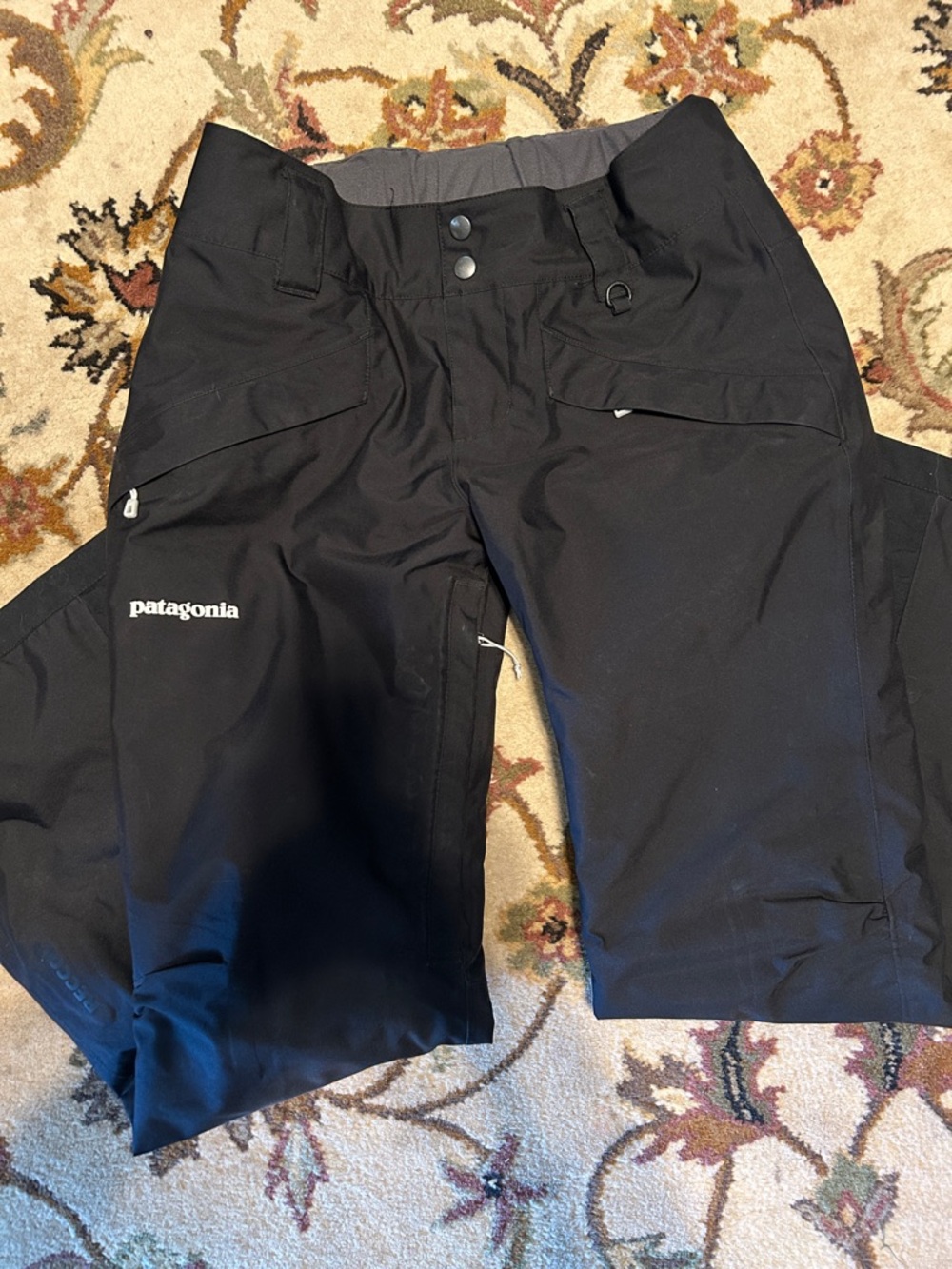 Patagonia Black Waterproof Outdoor Pants/snow size small